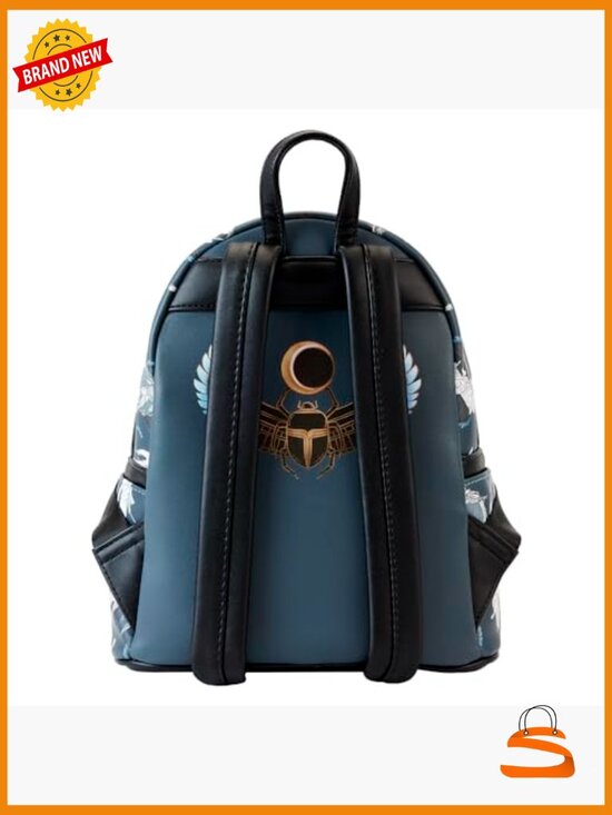 Moon Knight Marvel Faux Leather Mini Backpack, Adjustable Straps, 9x10x5 main image 4